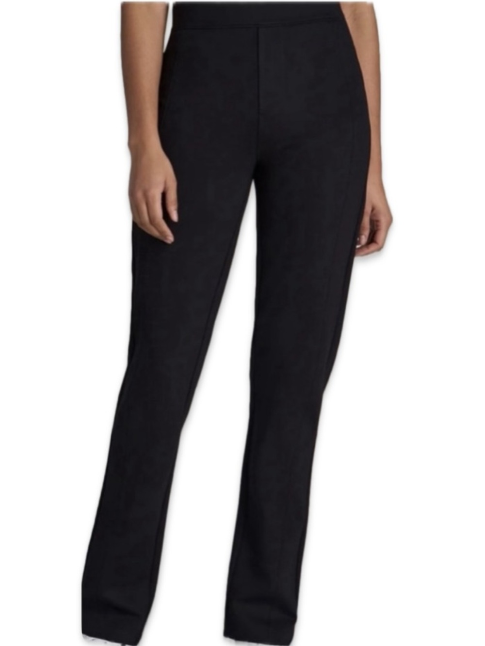 SC & Co Black Dress Pants Pull On Wide Waistband Stretch Trouser Work Size